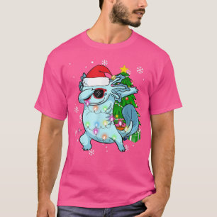 Dabbing Aolotl Cute Christmas Pyjamas Funny Kids Y T-Shirt