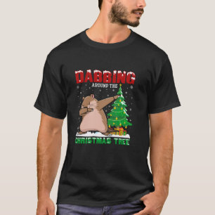 Dabbing Around the Christmas Tree Gopher Xmas Cost T-Shirt