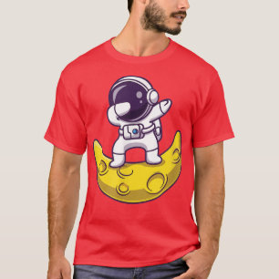 Dabbing Astronaut Spaceman Dab Moon Cosmic T-Shirt