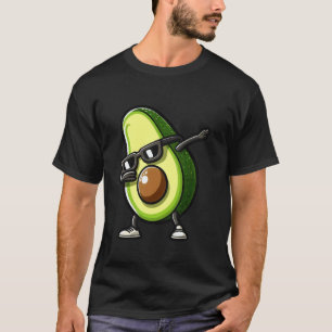 Dabbing Avocado Funny Avocado Dab Vegan Summer Fru T-Shirt