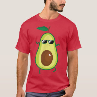 Dabbing Avocado  Funny Vegan Food Lover Tee Kids W