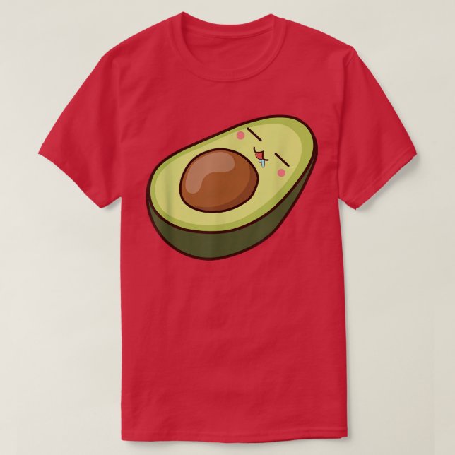 Dabbing Avocado  Funny Vegan Food Lover Tee Kids W (Design Front)