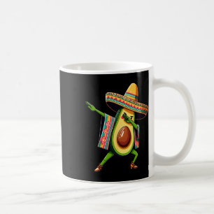 Dabbing Avocado Mexican Poncho Cinco De Mayo Coffee Mug