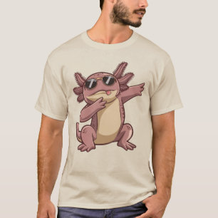 Dabbing Axolotl T-Shirt – Cute & Funny  Salamander