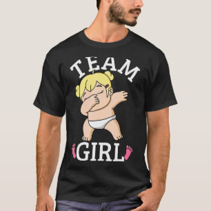 Dabbing Baby Girl Group Outfit  Team Girl Gender R T-Shirt