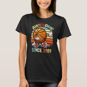Dabbing Basketball Awesome Since 1989 Birthday Men T-Shirt