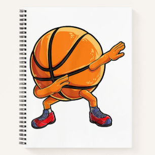 Dabbing Basketball Ball Funny Boys Men Women Sport Notebook