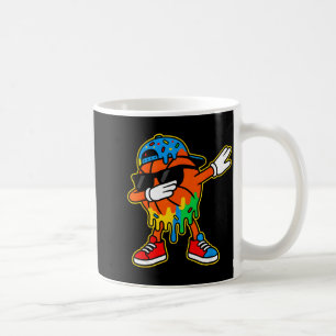 Dabbing Basketball Ice Cream Drip Boys Basketball Coffee Mug