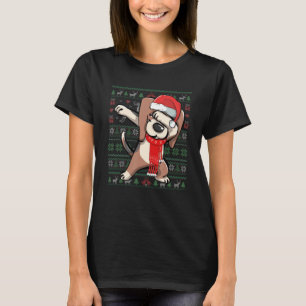 Dabbing Beagle Ugly Christmas Sweater Funny Party 