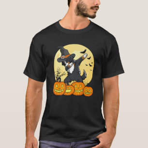 Dabbing Bernese Mountain Dog Dab Dance Halloween D T-Shirt