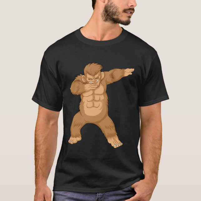 dabbing bigfoot T-Shirt (Front)
