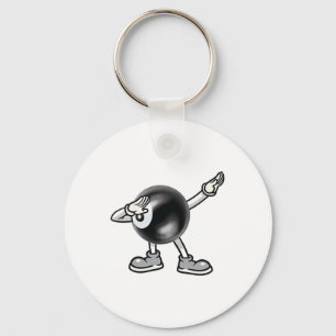 Dabbing Billiards Ll Tee Kids Boys Dab Dance Gifts Key Ring