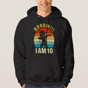 Dabbing Birthday 10 Years Old Birthday Outfit Boys Hoodie