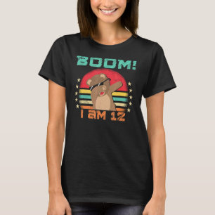 Dabbing Birthday  12 Years Old Birthday Outfit For T-Shirt