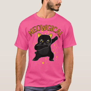 Dabbing Black Cat Magic Cats Dab T-Shirt