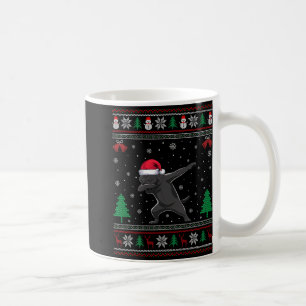 Dabbing Black Labrador Dog Santa Hat Boys Girls Ch Coffee Mug