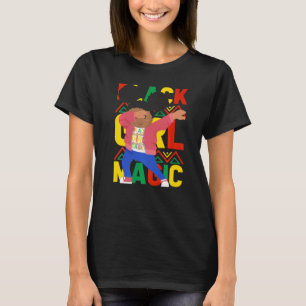 Dabbing Black Princess Cute Juneteenth Brown Skin T-Shirt