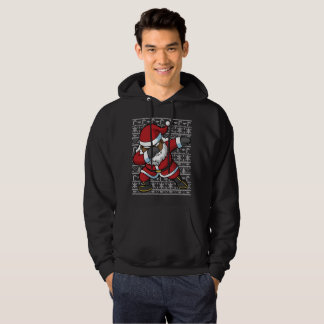 Dabbing Black Santa Dab Ugly Christmas Sweater