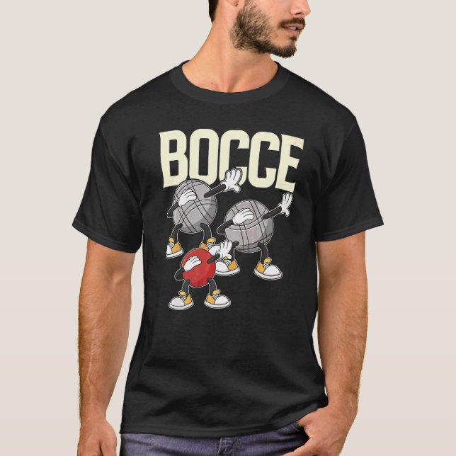 Dabbing Bocce Ball With Jack Bocci Dab Game Bocce  T-Shirt (Front)