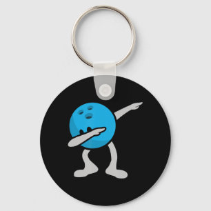 Dabbing Bowling  Birthday Party Bowling  Gift Key Ring