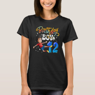 Dabbing Boy 12 Year Old Soccer Player 12th Birthda T-Shirt