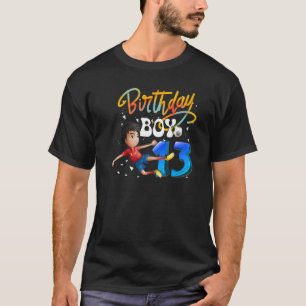 Dabbing Boy 13 Year Old Soccer Player 13th Birthda T-Shirt