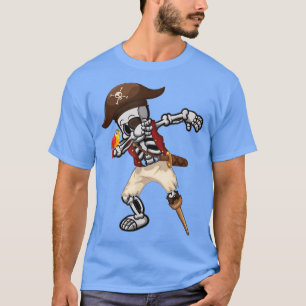 DABBING boys PIRATE SKELETON halloween outfit girl T-Shirt