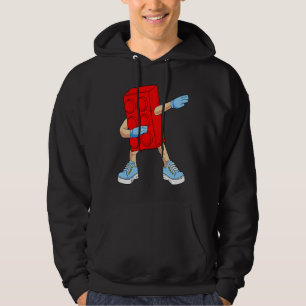 Dabbing Builder Building Block Kids Toddlers Hoodie