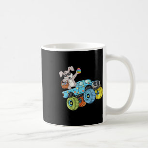 Dabbing Bunny Happy Easter Monster Truck Boys Girl Coffee Mug