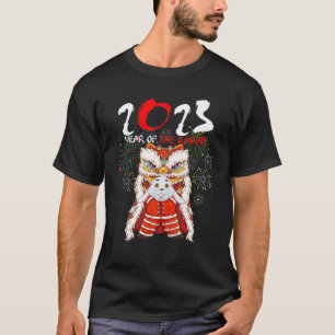 Dabbing Bunny Year Of The Rabbit 2023 Chinese New T-Shirt