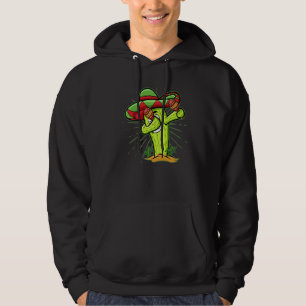 Dabbing Cactus Cute Plant For Men Women Gardening Hoodie