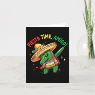 Dabbing Cactus Funny Cinco De Mayo Boys Kids Men M Card