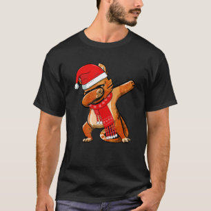 Dabbing Cat Funny Christmas Costume Party Cute Xma T-Shirt