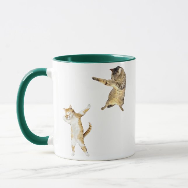 Dabbing Cat Funny Meme for Cats Lovers Mug (Left)