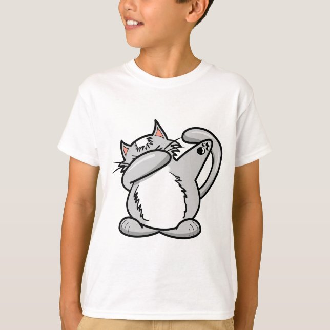 Dabbing Cat T-Shirt (Front)