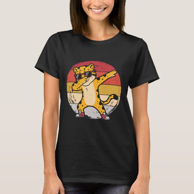 Dabbing Cheetah T-Shirt (Front)