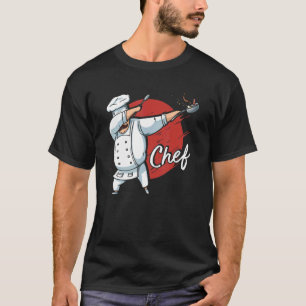   Dabbing Chef  Japan Flag Food  Kitchen Cook Chef T-Shirt