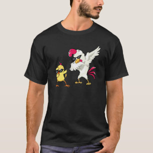 Dabbing Chicken Animal For Men Women Farmer T-Shirt