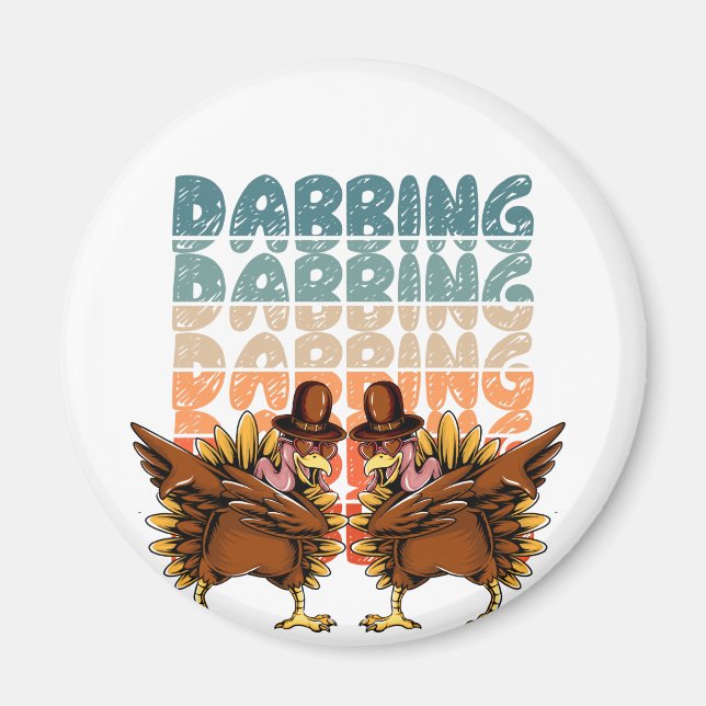 Dabbing Chicken Magnet (Front)