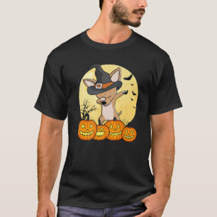 Dabbing Chihuahua Dab Dance Funny Dog Halloween Gi T-Shirt