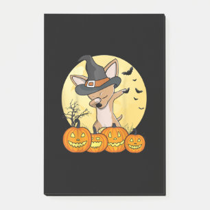 Dabbing Chihuahua Dab Dance Funny Dog Halloween Post-it Notes