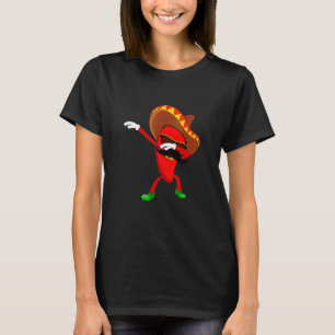 Dabbing Chilli Mexican Pepper Dab Cute Mens Women T-Shirt