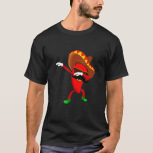 Dabbing Chilli Mexican Pepper Dab Cute Mens Women T-Shirt