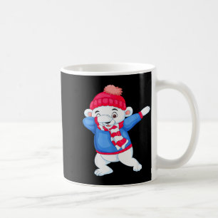 Dabbing Christmas Lar Bear Xmas Dab Kids Boys Girl Coffee Mug