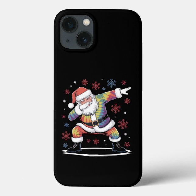 Dabbing Christmas Santa Ugly Christmas Xmas Case-Mate iPhone Case (Back)