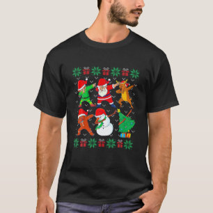 Dabbing Christmas Ugly Xmas Sweater Santa Dab Squa