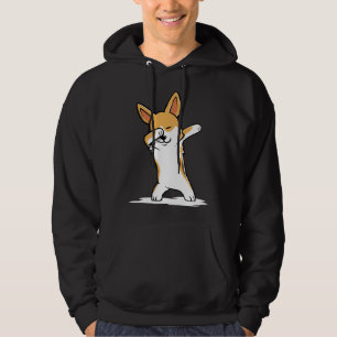Dabbing Corgi Funny Hoodie