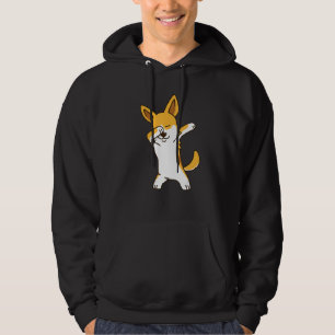 Dabbing Corgi Welsh Corgi Dog Dab Pembroke Welsh Hoodie