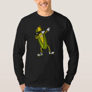 Dabbing Corn Cob Dancing Corn Farm Farmer Funny Co T-Shirt