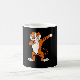 Dabbing Cute Tiger Animal Party Coffee Mug